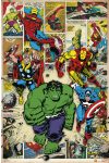 Plakát Marvel Comic - Here Come The Heroes
