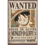 Plakát One Piece - Wanted Luffy