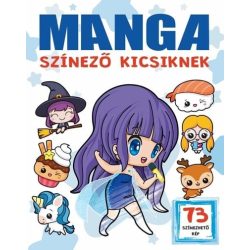Manga színező kicsiknek