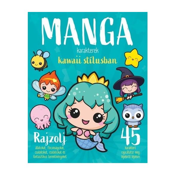 Manga karakterek kawaii stílusban