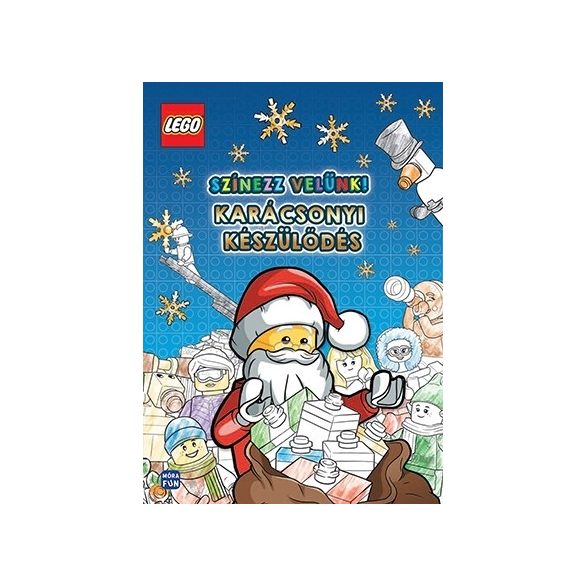 Lego színező - Karácsonyi készülődés