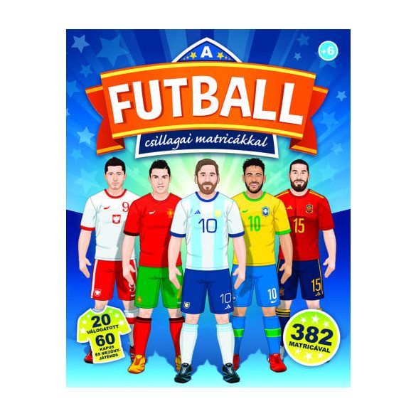 A futball csillagai matricákkal