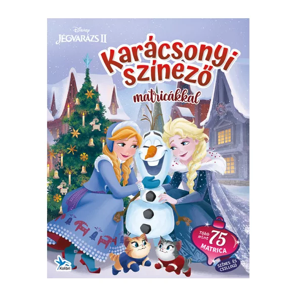 Karácsonyi színező matricákkal - Jégvarázs 2.