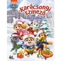 Karácsonyi színező matricákkal - Mancs őrjárat