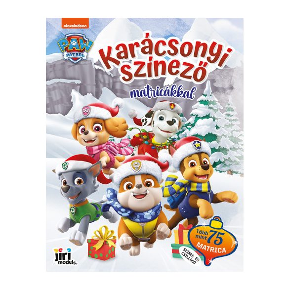 Karácsonyi színező matricákkal - Mancs őrjárat