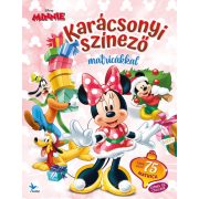Karácsonyi színező matricákkal - Minnie