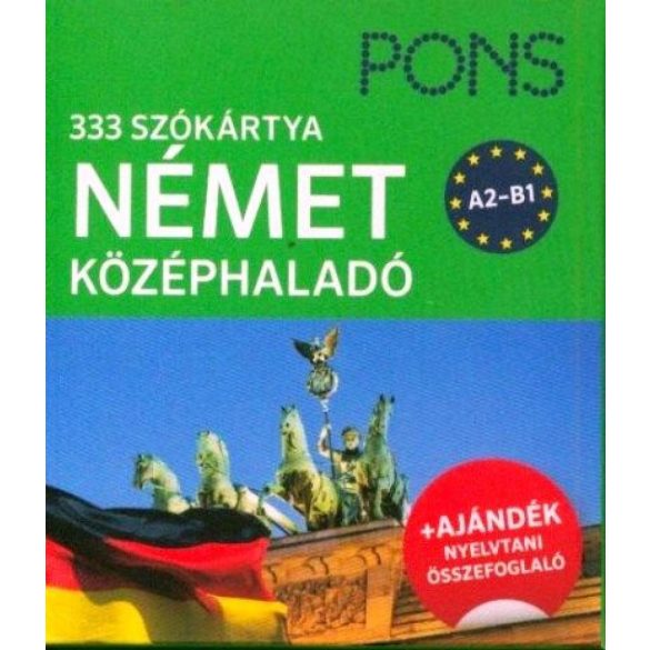 Szókártyák - 333 szó - német középhaladó A2-B1