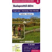  Budapesttől délre 1 : 65 000 - Turistatérkép Csepel-sziget - Pesti-síkság - Felső-Kiskunság