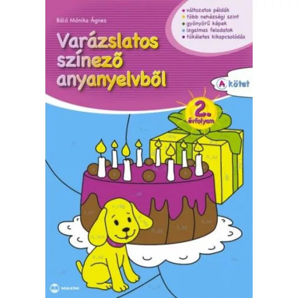 Varázslatos színező anyanyelvből 2. évfolyam A kötet