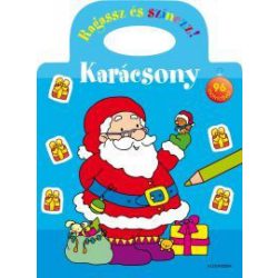 Karácsony - Ragassz és színezz! 96 matricával