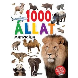 1000 állat matricája - Fehér