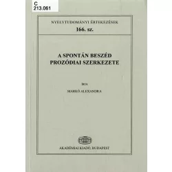 A spontán beszéd prozódiai szerkezete