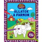 Állatok a farmon - Számos színező