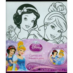 Disney Hercegnők - festővászon kerettel