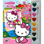 Hello Kitty - A5 kifestő festékkészlettel 2.