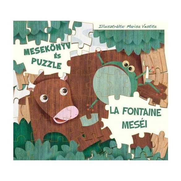 La Fontaine meséi - mesekönyv és puzzle