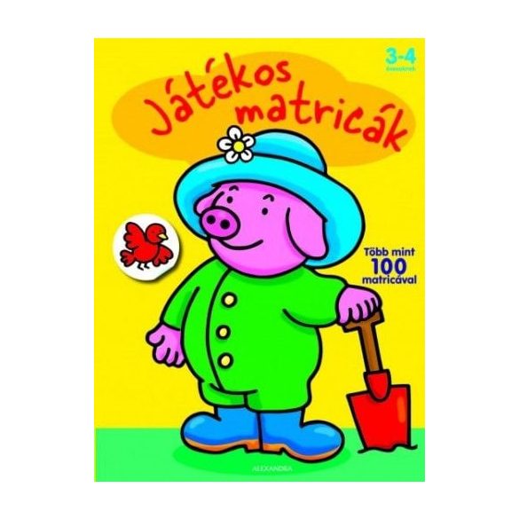 Játékos matricák - Malac