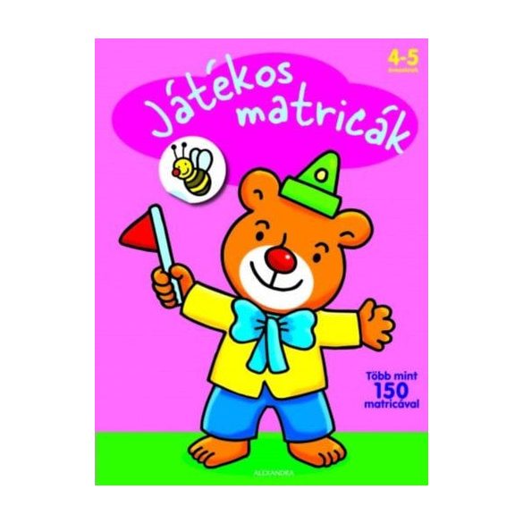 Játékos matricák - Maci