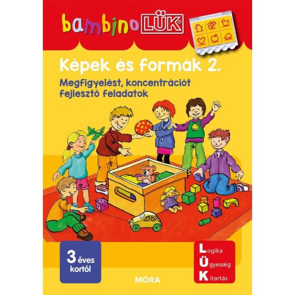 Képek és formák 2. - Megfigyelést, koncentrációt fejlesztő feladatok - Bambino Lük