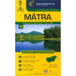Mátra turistatérkép 1:40.000