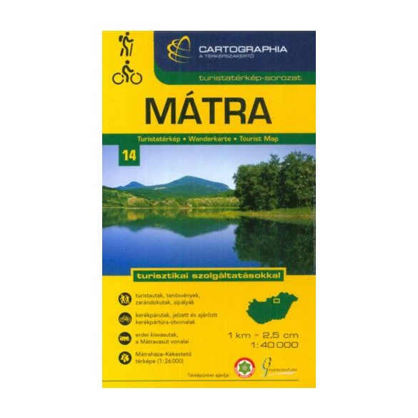 Mátra turistatérkép 1:40.000
