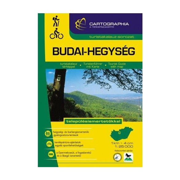 Budai-hegység turistakalauz 1:25.000
