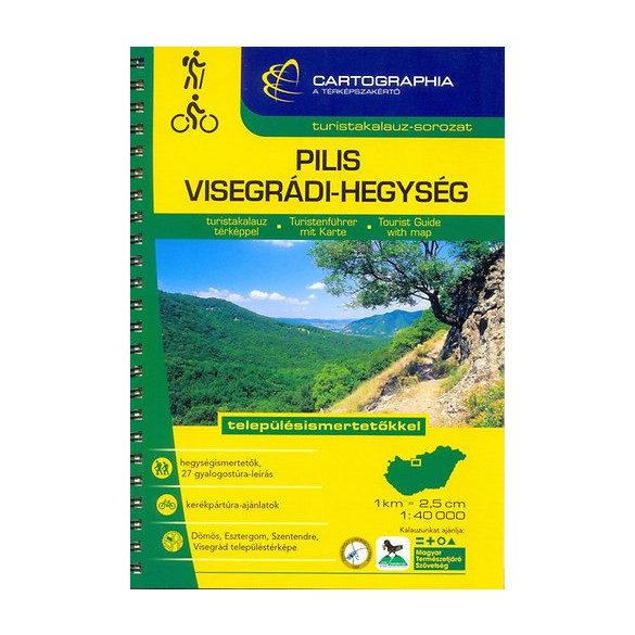 Pilis és Visegrádi-hegység turistakalauz 1:40 000