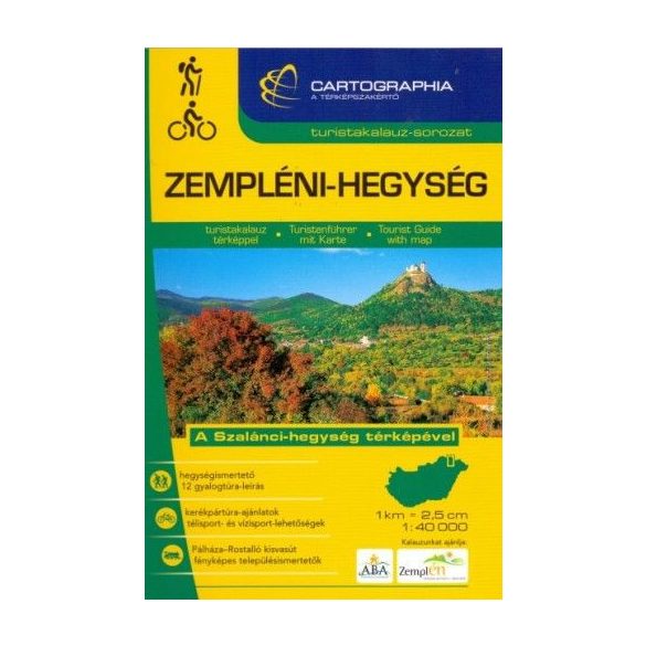 Zempléni-hegység turistakalauz 1:40 000