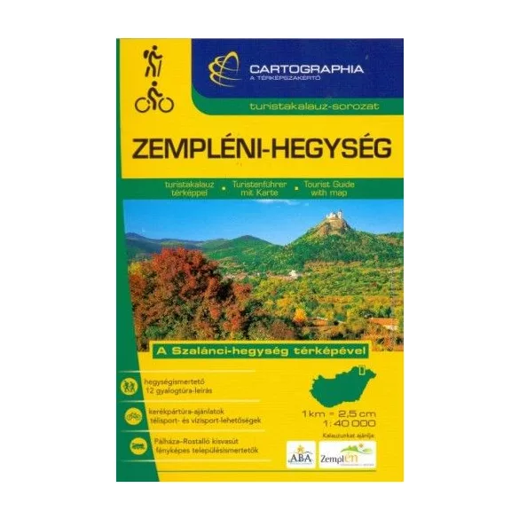 Zempléni-hegység turistakalauz 1:40 000