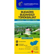   Budaörs - Budakeszi - Törökbálint  Várostérkép 1:15000