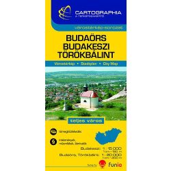   Budaörs - Budakeszi - Törökbálint  Várostérkép 1:15000