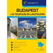   Budapest +34 Település és lakótelep atlasz 1:20 000, 1:10 000