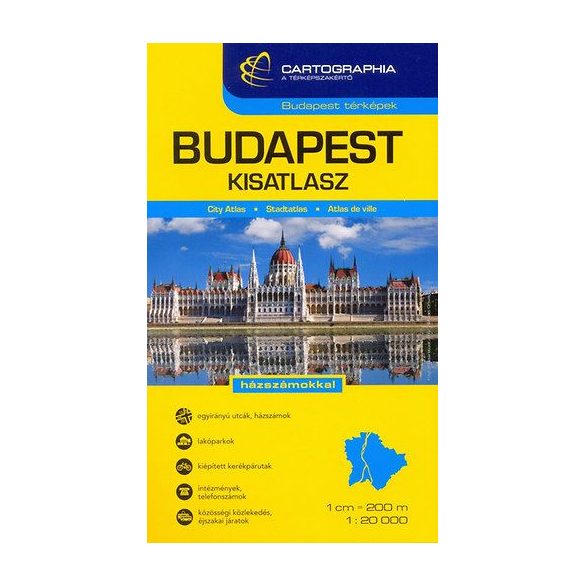 Budapest kis-autóatlasz 1:20 000