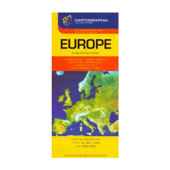 Európa autótérkép 1:3750000