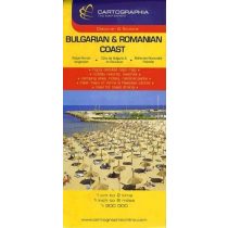 Bolgár - Román tengerpart autótérkép 1:200.000