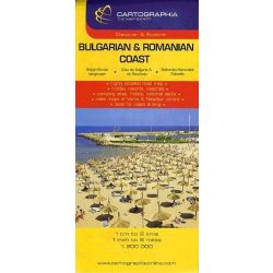 Bolgár - Román tengerpart autótérkép 1:200.000