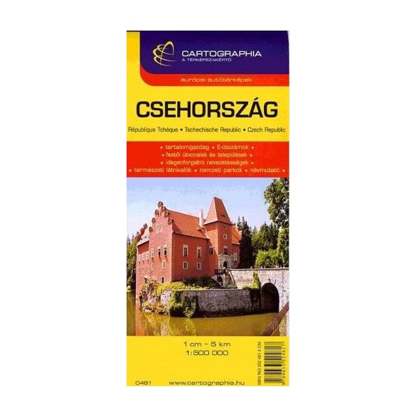 Csehország autótérkép 1:500000