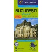 Bukarest Laminált térkép 1:26 000
