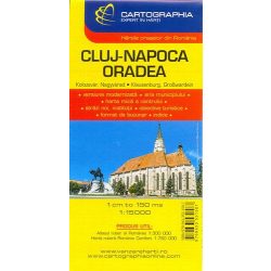 Kolozsvár - Nagyvárad várostérkép 1:15 000