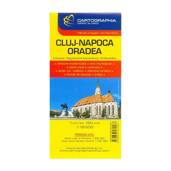 Kolozsvár - Nagyvárad várostérkép 1:15 000