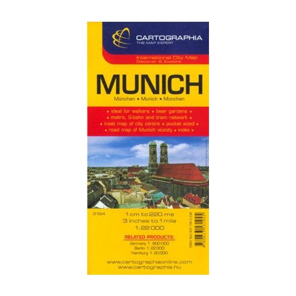 München City Map 1:22 000