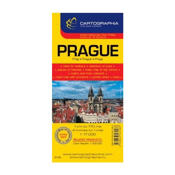 Prága várostérkép