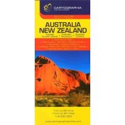 Ausztrália - Új-Zéland útitérkép 1:6 000 000