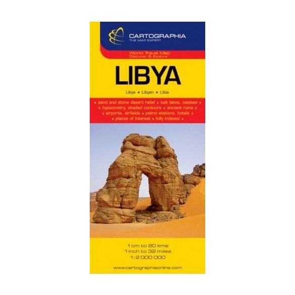 Líbia útitérkép