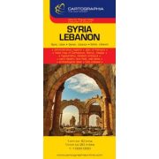 Szíria, Libanon térkép
