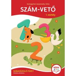 Szám-vető 1. osztály számvázoló füzet pauszlapokkal