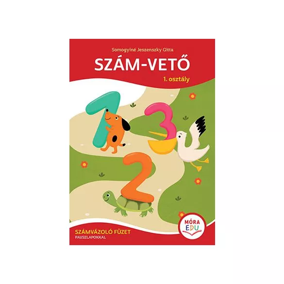 Szám-vető 1. osztály számvázoló füzet pauszlapokkal