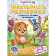   Írástanuló medvebocs - írásmozgást fejlesztő munkafüzet 48 matricával 2-3 éveseknek