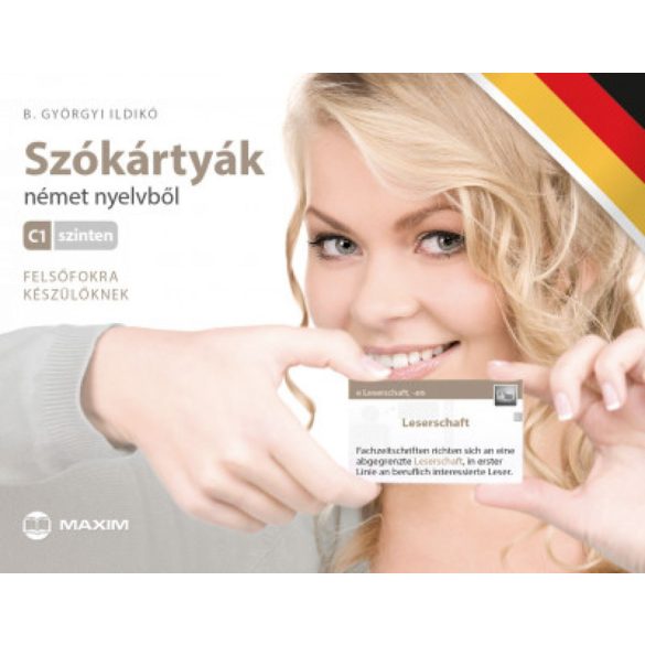 Szókártyák német nyelvből C1 szinten - Felsőfokra készülőknek