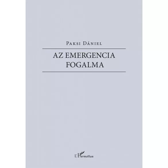 Az emergencia fogalma